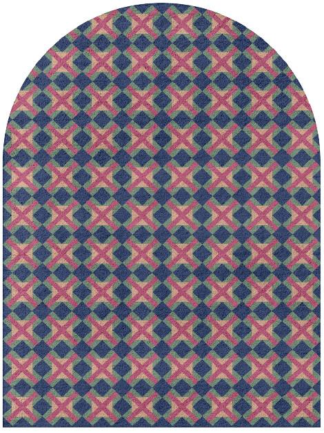 Griffon Geometric Arch Hand Tufted Pure Wool Custom Rug by Rug Artisan