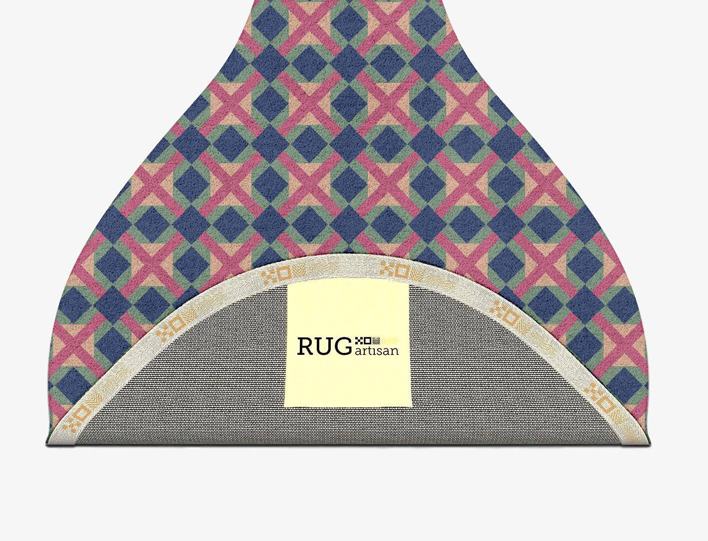 Griffon Geometric Drop Hand Tufted Pure Wool Custom Rug by Rug Artisan