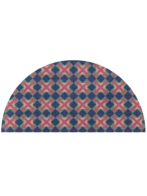 Griffon Geometric Halfmoon Hand Tufted Pure Wool Custom Rug by Rug Artisan
