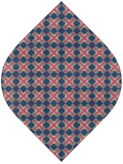 Griffon Geometric Ogee Hand Tufted Pure Wool Custom Rug by Rug Artisan