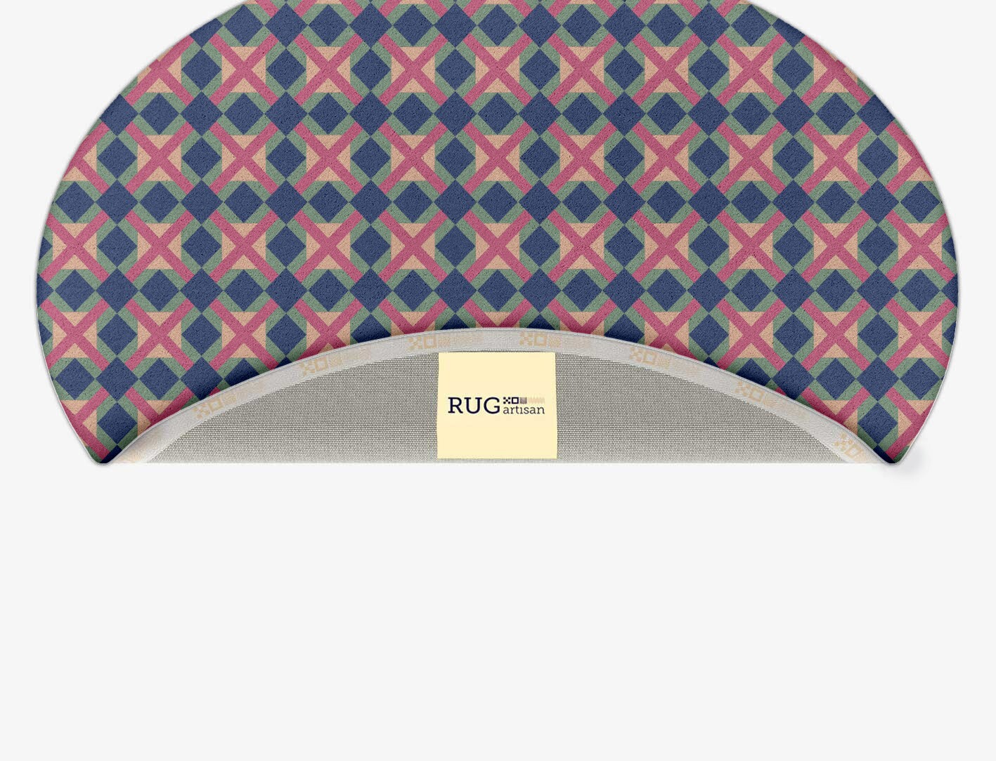 Griffon Geometric Oval Hand Tufted Pure Wool Custom Rug by Rug Artisan