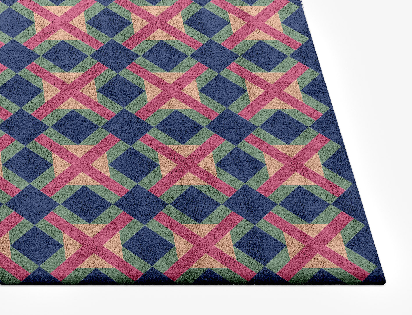 Griffon Geometric Rectangle Hand Tufted Bamboo Silk Custom Rug by Rug Artisan