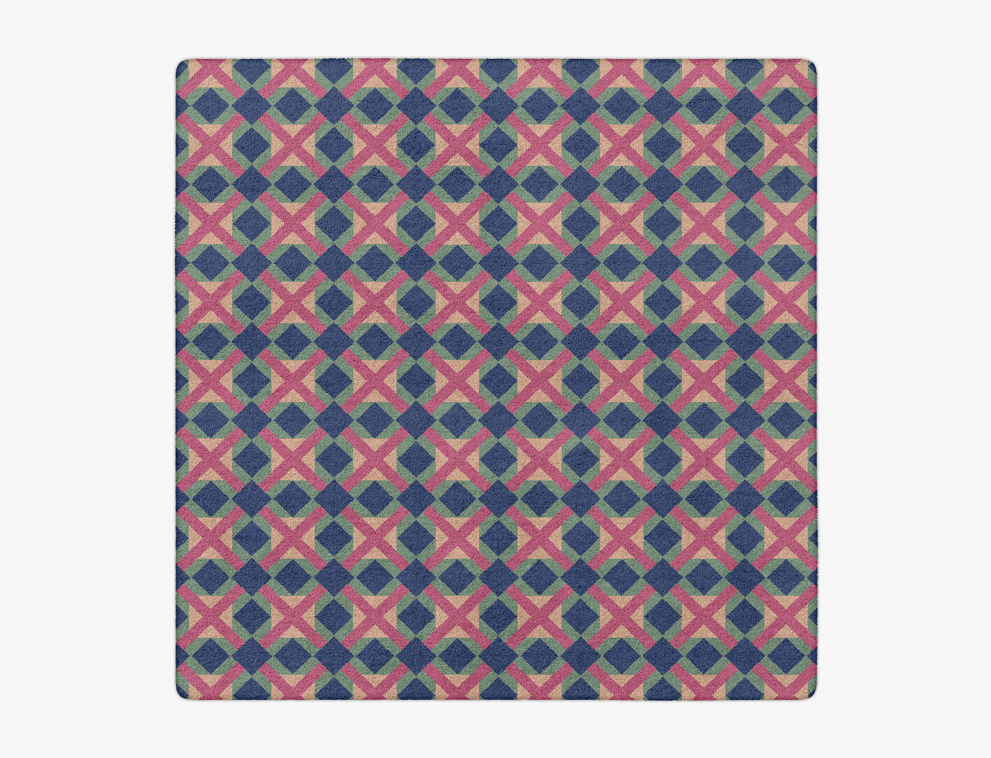 Griffon Geometric Square Hand Tufted Pure Wool Custom Rug by Rug Artisan