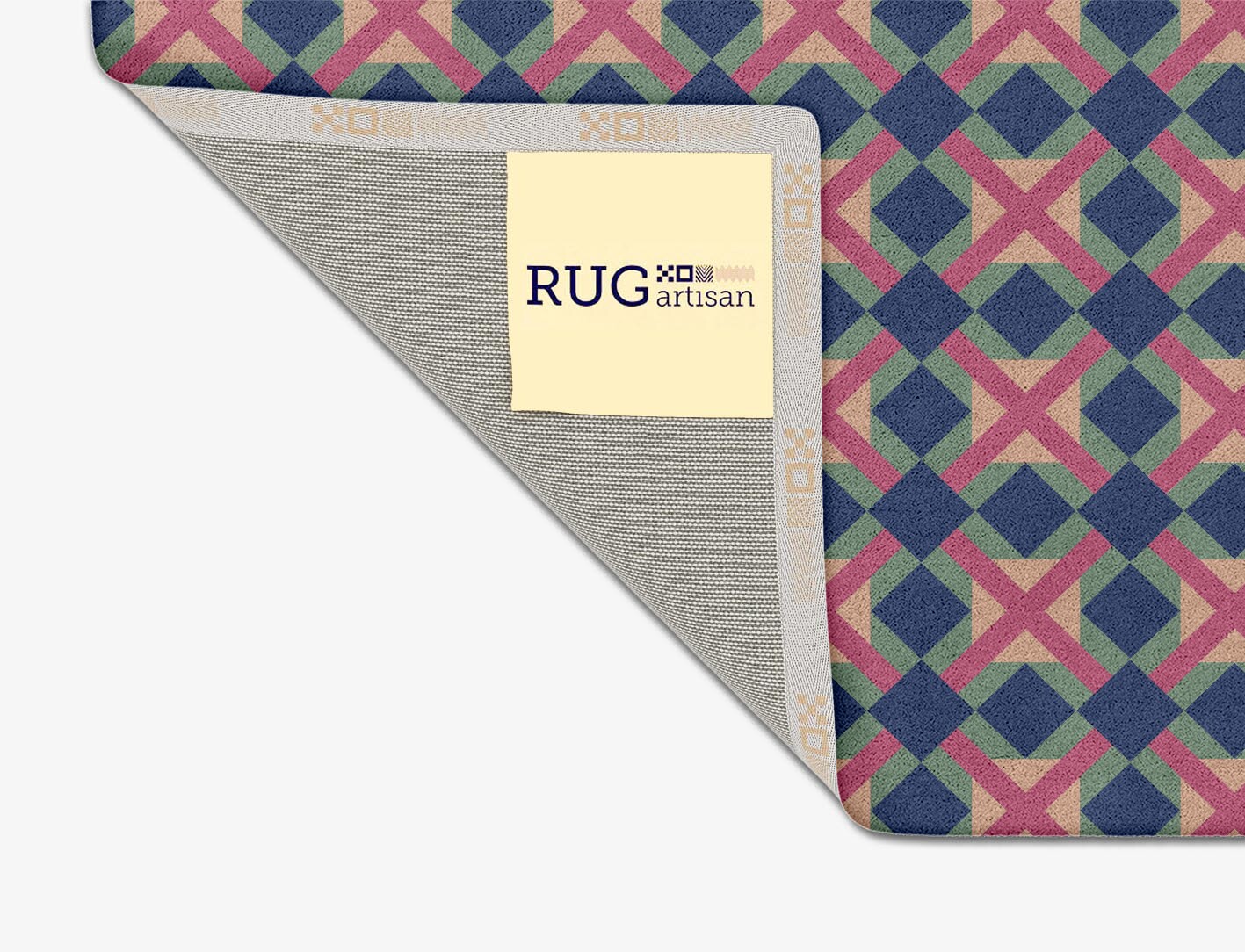 Griffon Geometric Square Hand Tufted Pure Wool Custom Rug by Rug Artisan