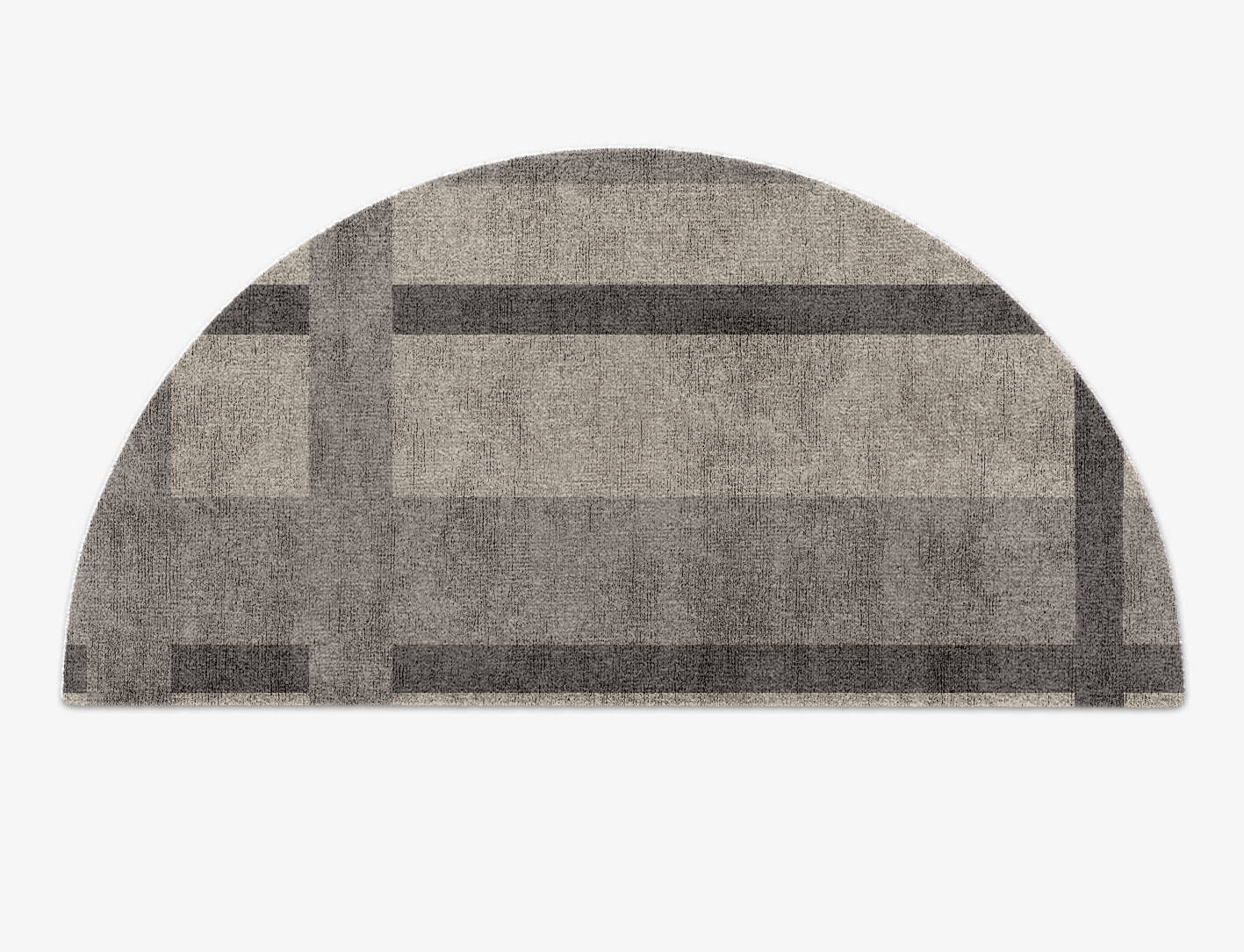 Grok  Halfmoon Hand Knotted Bamboo Silk Custom Rug by Rug Artisan