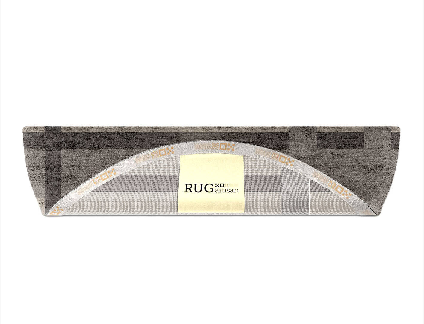 Grok  Halfmoon Hand Knotted Bamboo Silk Custom Rug by Rug Artisan