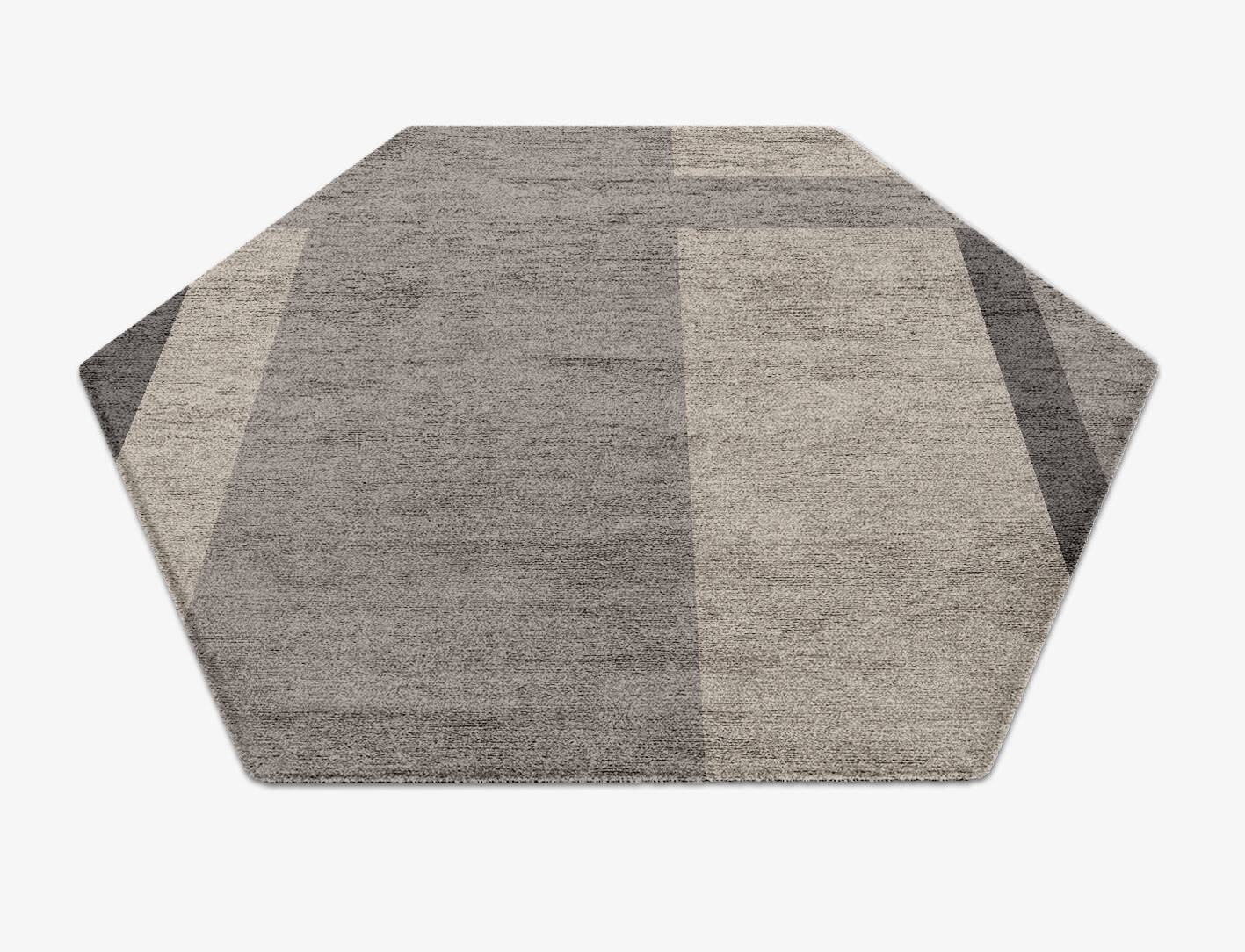 Grok  Hexagon Hand Knotted Bamboo Silk Custom Rug by Rug Artisan