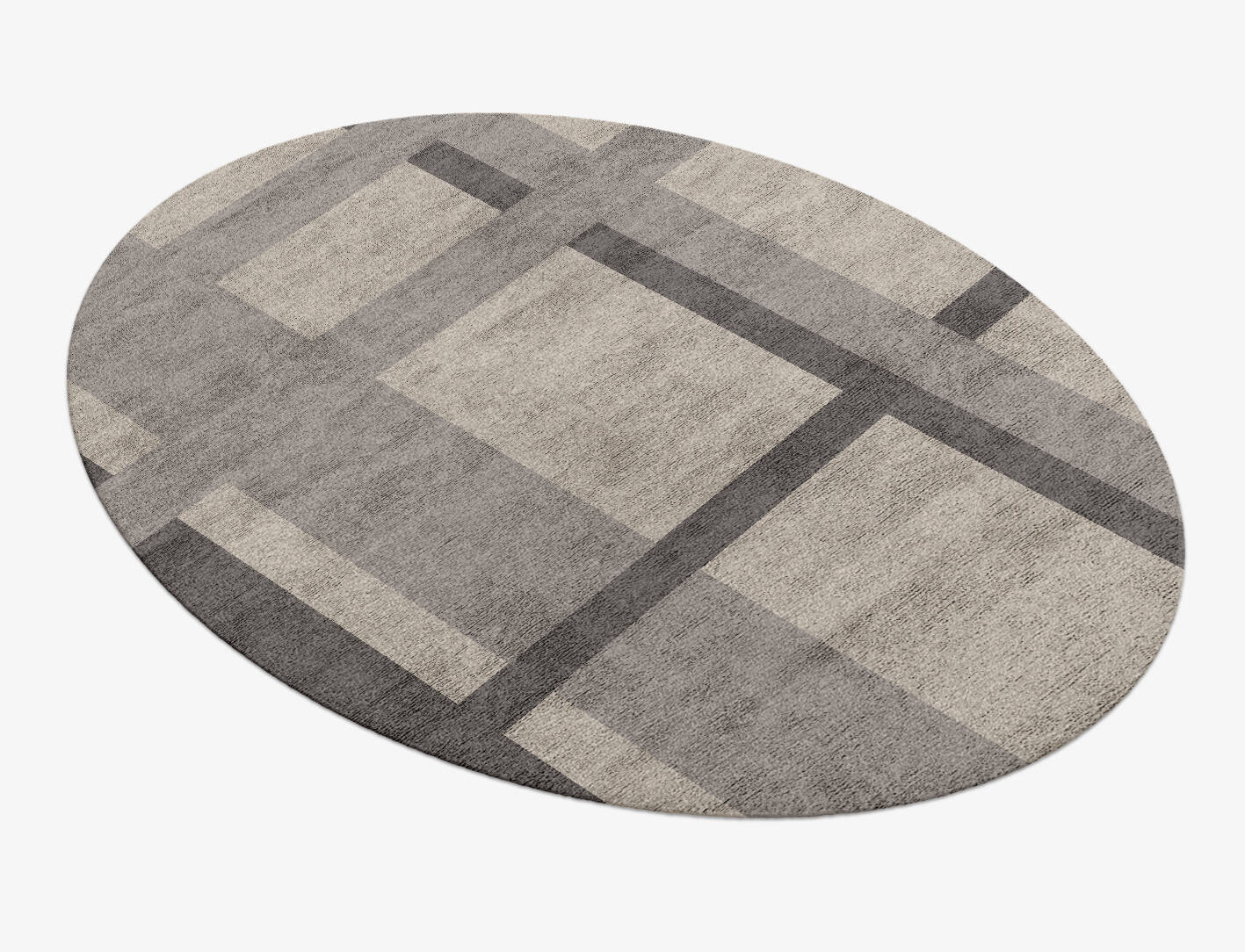 Grok  Oval Hand Knotted Bamboo Silk Custom Rug by Rug Artisan