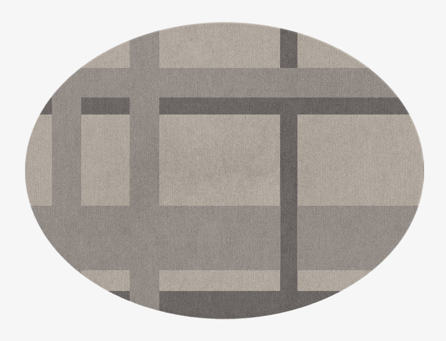 Grok  Oval Hand Knotted Tibetan Wool Custom Rug by Rug Artisan