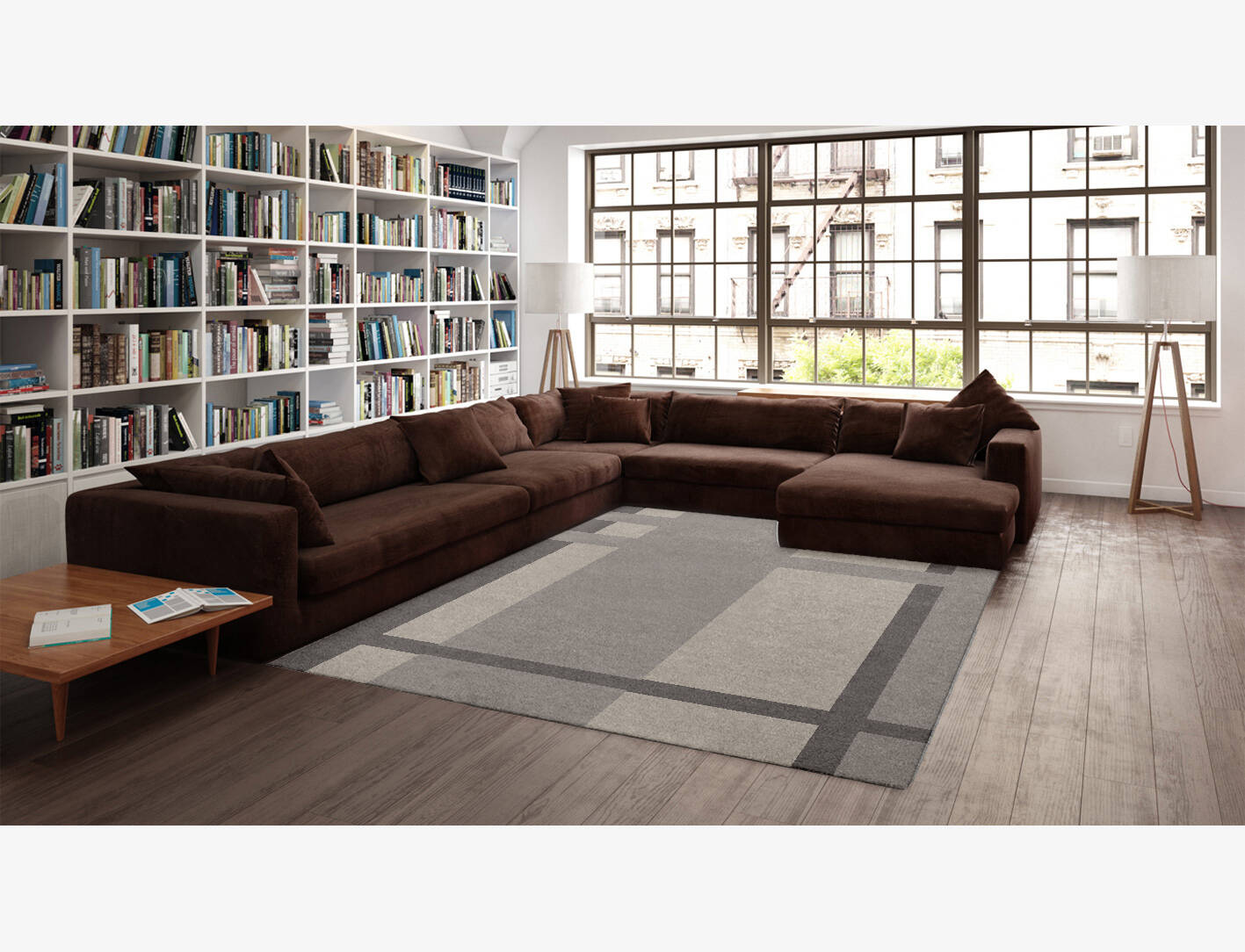 Grok  Rectangle Hand Knotted Tibetan Wool Custom Rug by Rug Artisan