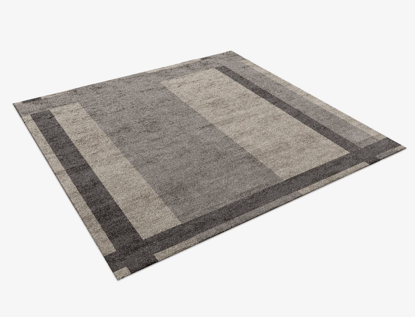 Grok  Square Hand Knotted Bamboo Silk Custom Rug by Rug Artisan