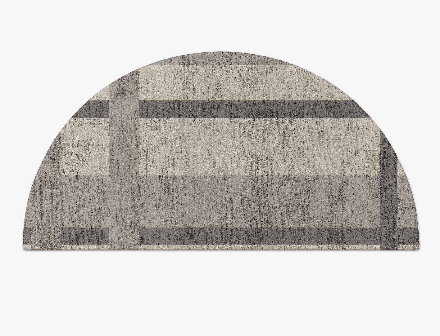 Grok  Halfmoon Hand Tufted Bamboo Silk Custom Rug by Rug Artisan