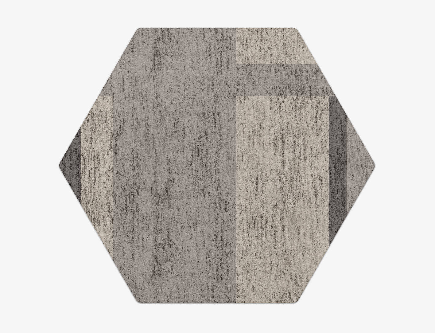 Grok  Hexagon Hand Tufted Bamboo Silk Custom Rug by Rug Artisan