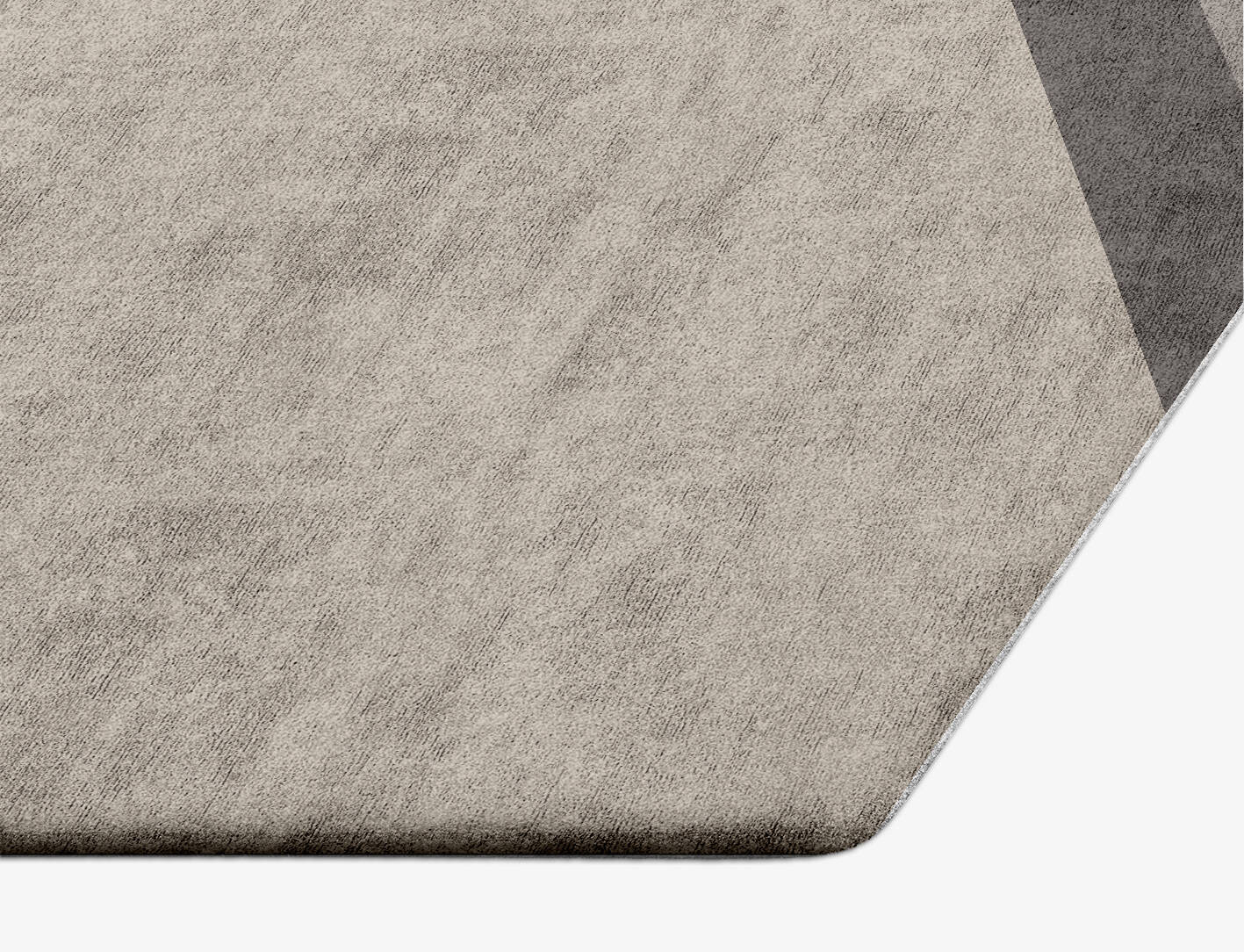 Grok  Hexagon Hand Tufted Bamboo Silk Custom Rug by Rug Artisan