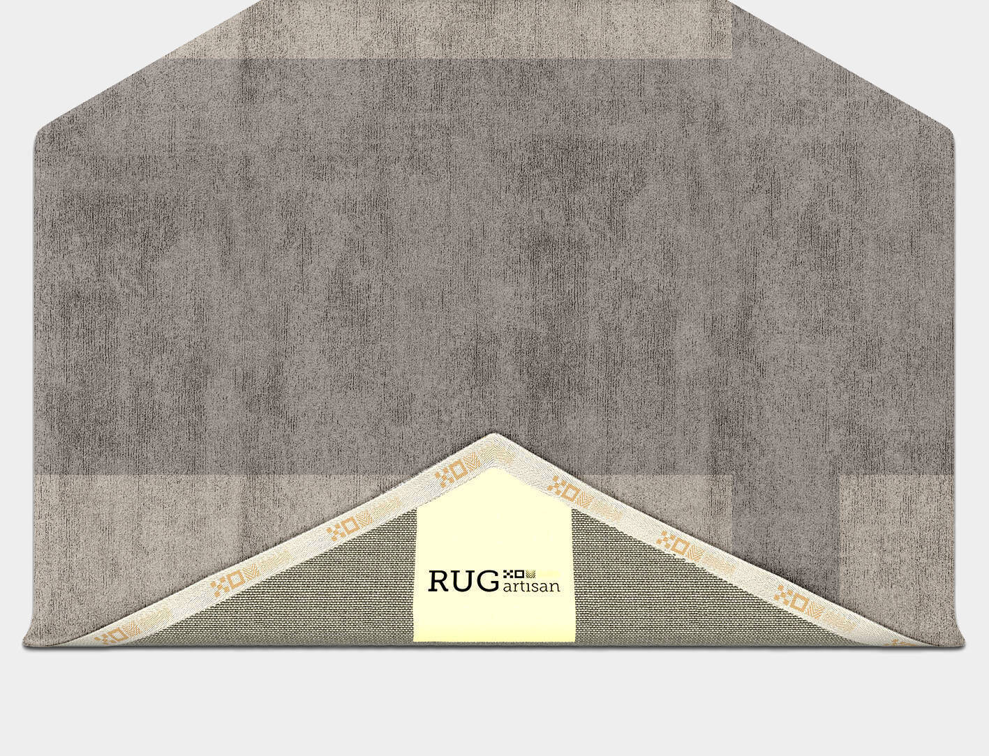 Grok  Hexagon Hand Tufted Bamboo Silk Custom Rug by Rug Artisan