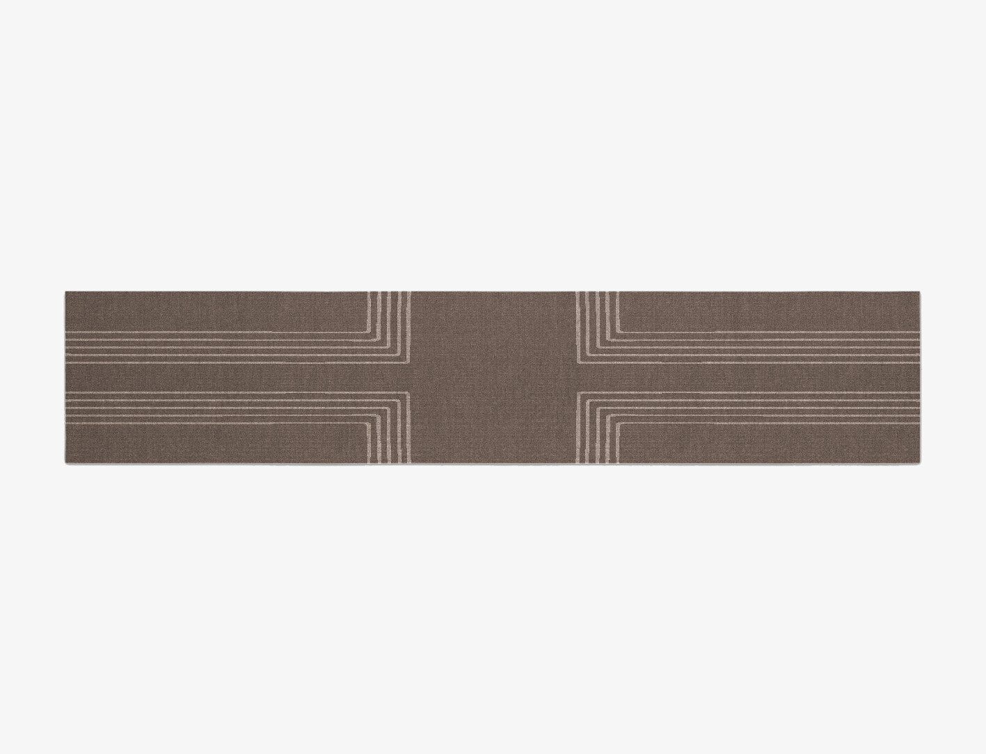Groove Minimalist Runner Flatweave New Zealand Wool Custom Rug by Rug Artisan