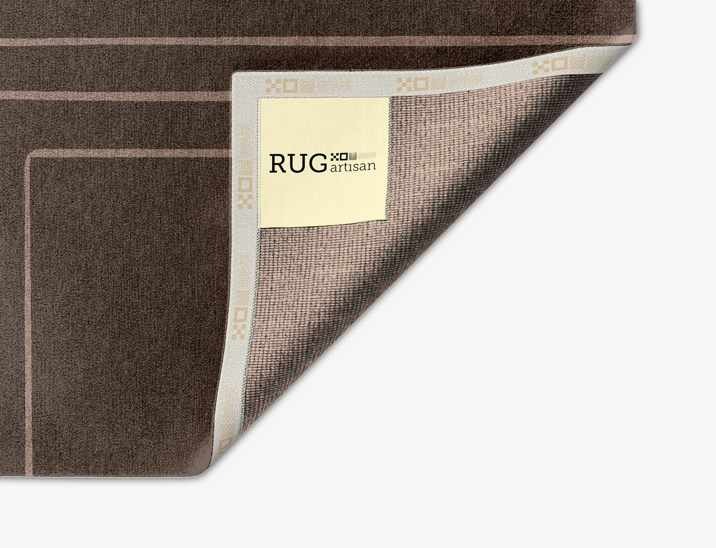 Groove Minimalist Arch Hand Knotted Tibetan Wool Custom Rug by Rug Artisan