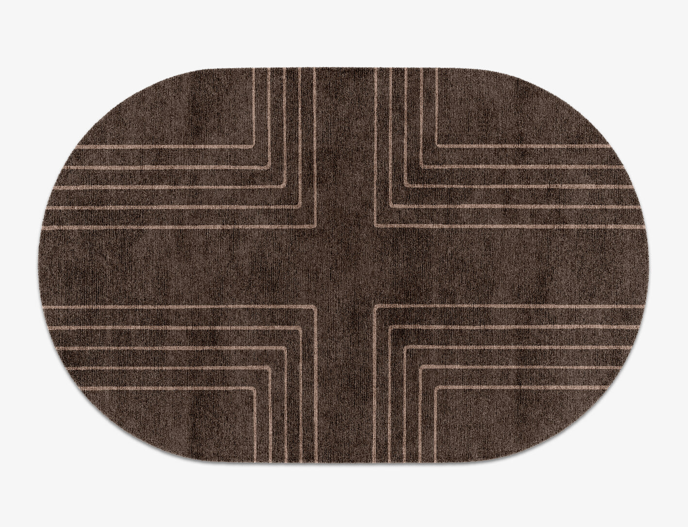 Groove Minimalist Capsule Hand Knotted Bamboo Silk Custom Rug by Rug Artisan