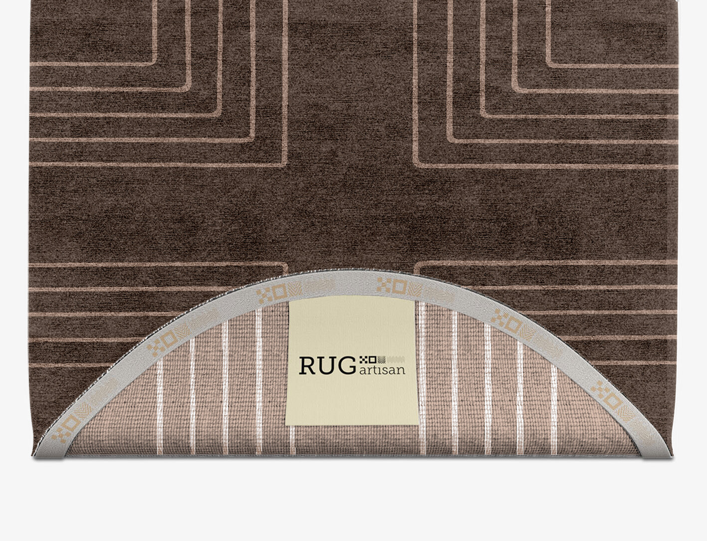 Groove Minimalist Capsule Hand Knotted Bamboo Silk Custom Rug by Rug Artisan
