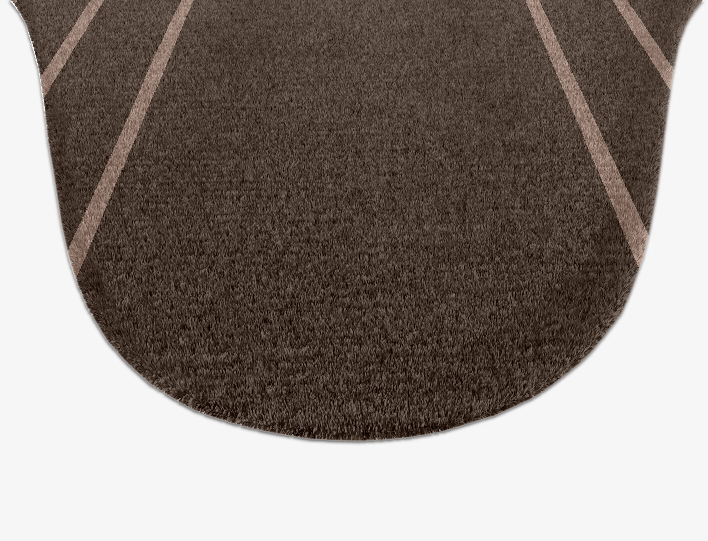 Groove Minimalist Drop Hand Knotted Tibetan Wool Custom Rug by Rug Artisan