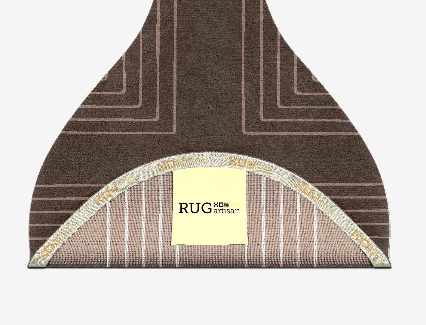 Groove Minimalist Drop Hand Knotted Tibetan Wool Custom Rug by Rug Artisan