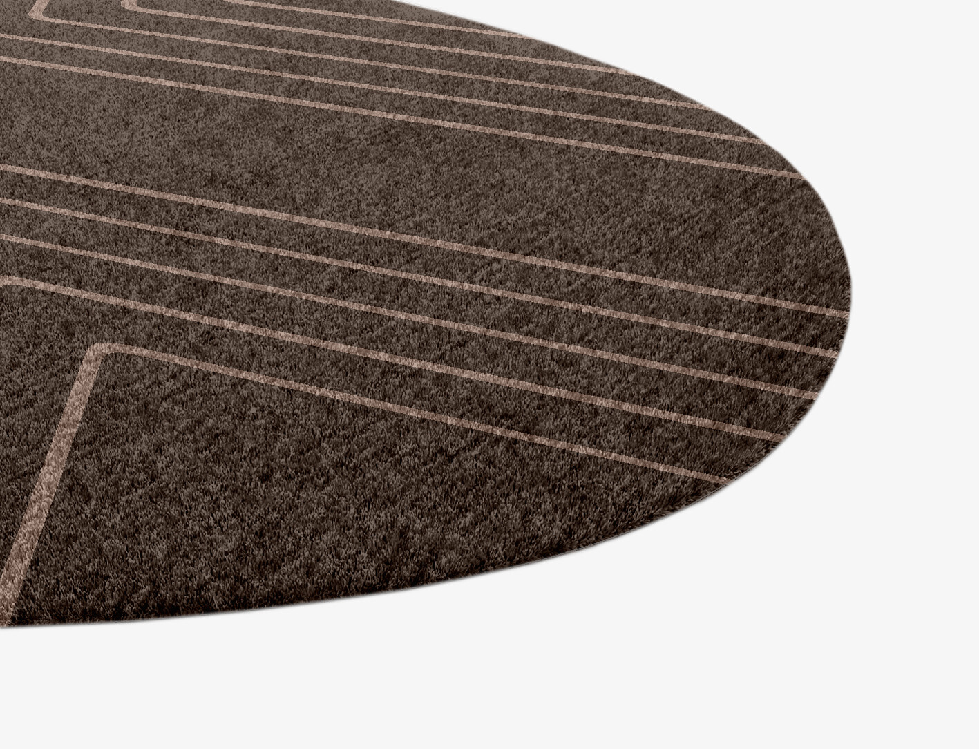 Groove Minimalist Splash Hand Knotted Tibetan Wool Custom Rug by Rug Artisan