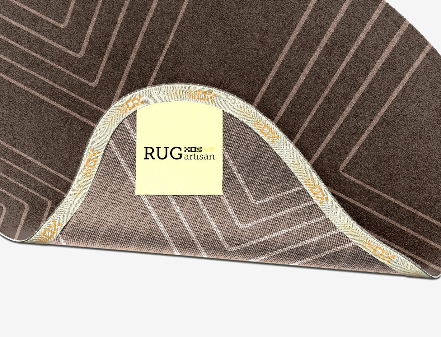 Groove Minimalist Splash Hand Knotted Tibetan Wool Custom Rug by Rug Artisan
