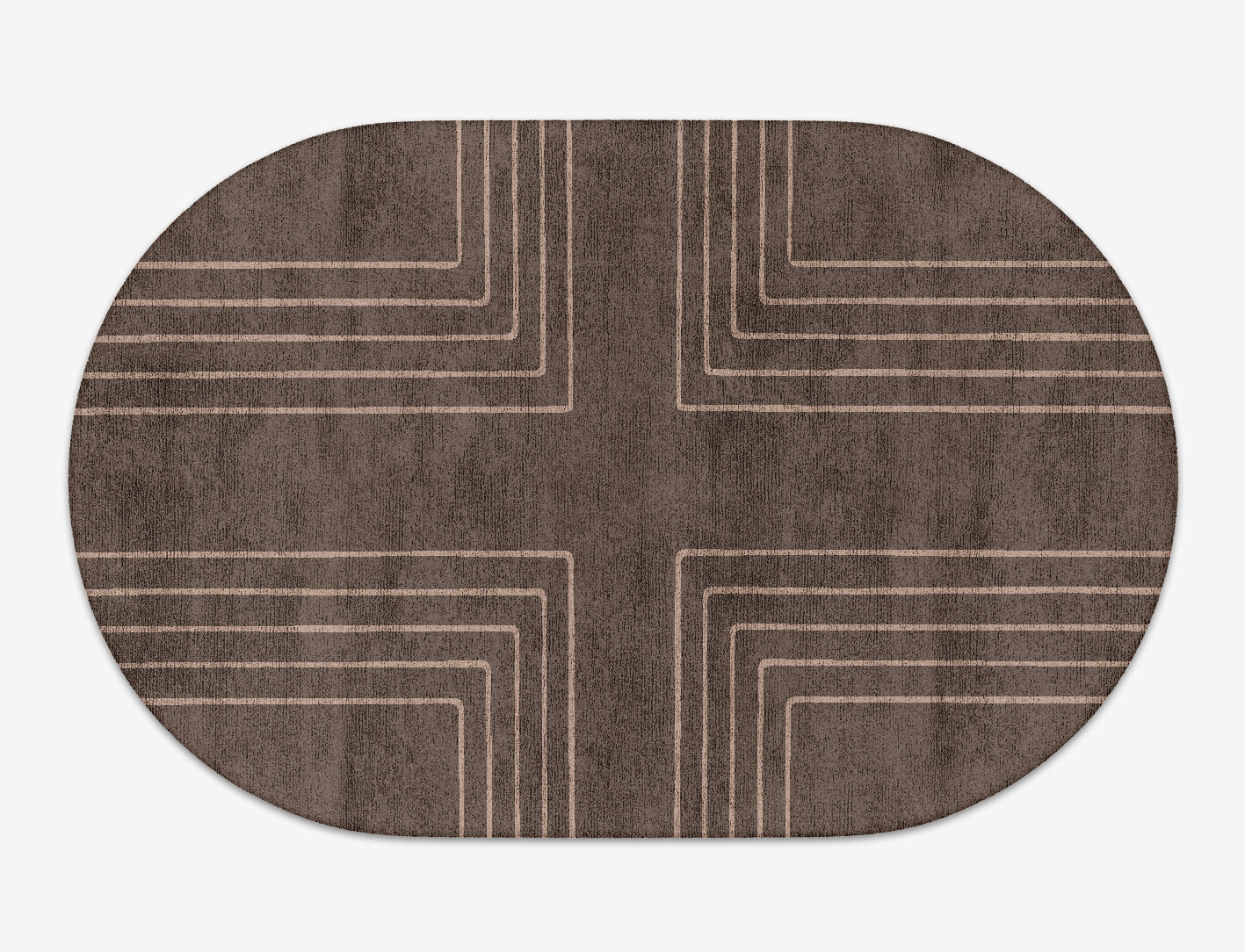 Groove Minimalist Capsule Hand Tufted Bamboo Silk Custom Rug by Rug Artisan
