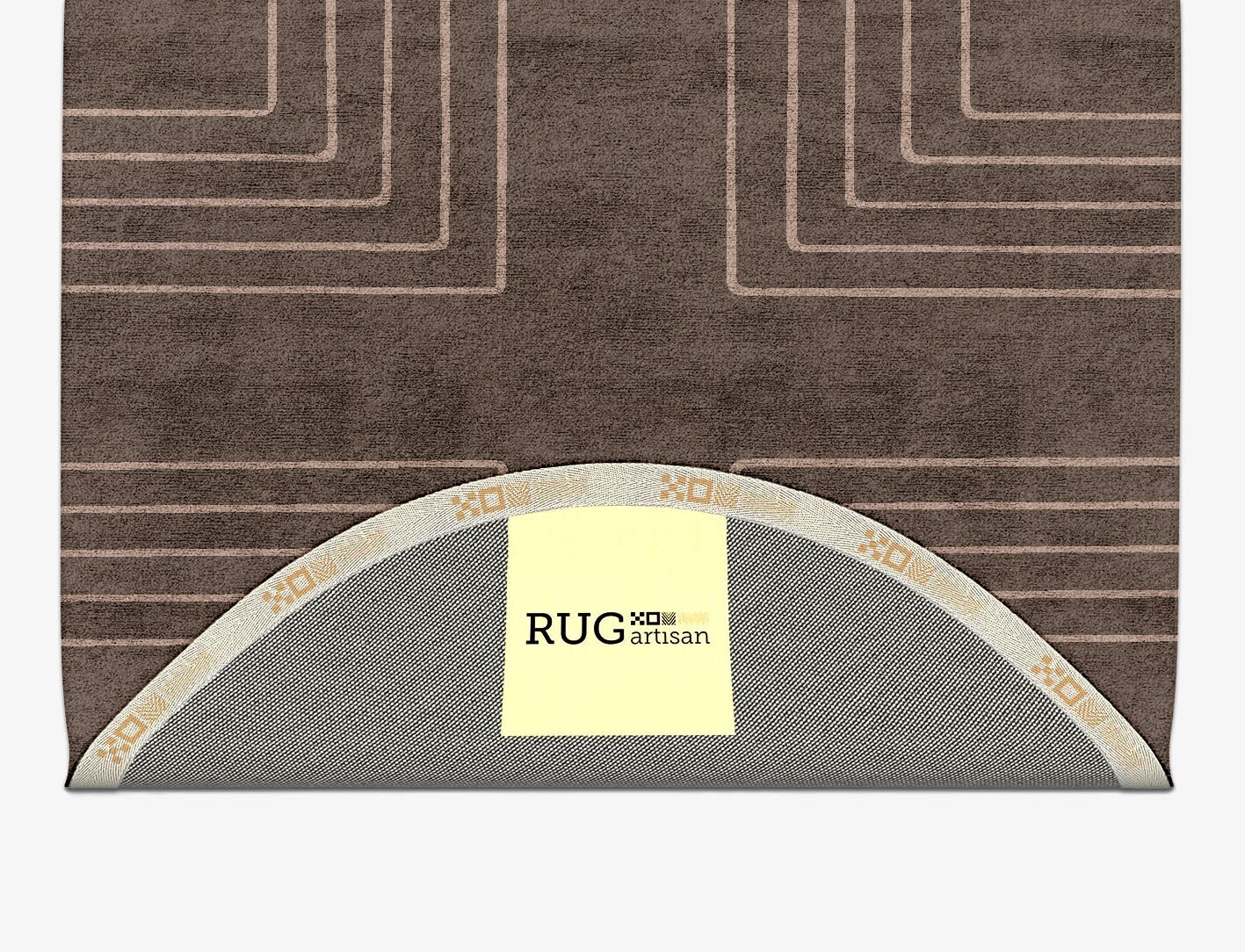 Groove Minimalist Capsule Hand Tufted Bamboo Silk Custom Rug by Rug Artisan