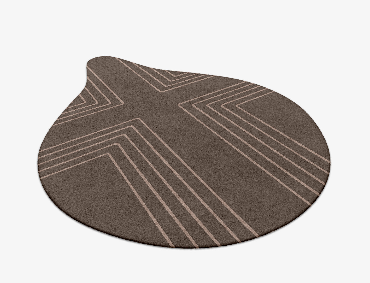Groove Minimalist Drop Hand Tufted Pure Wool Custom Rug by Rug Artisan