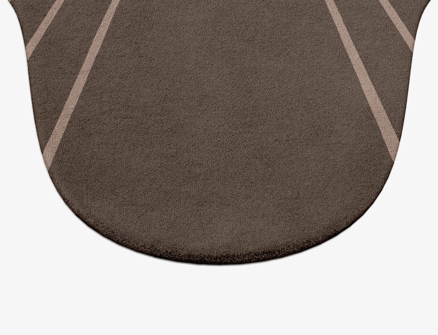 Groove Minimalist Drop Hand Tufted Pure Wool Custom Rug by Rug Artisan