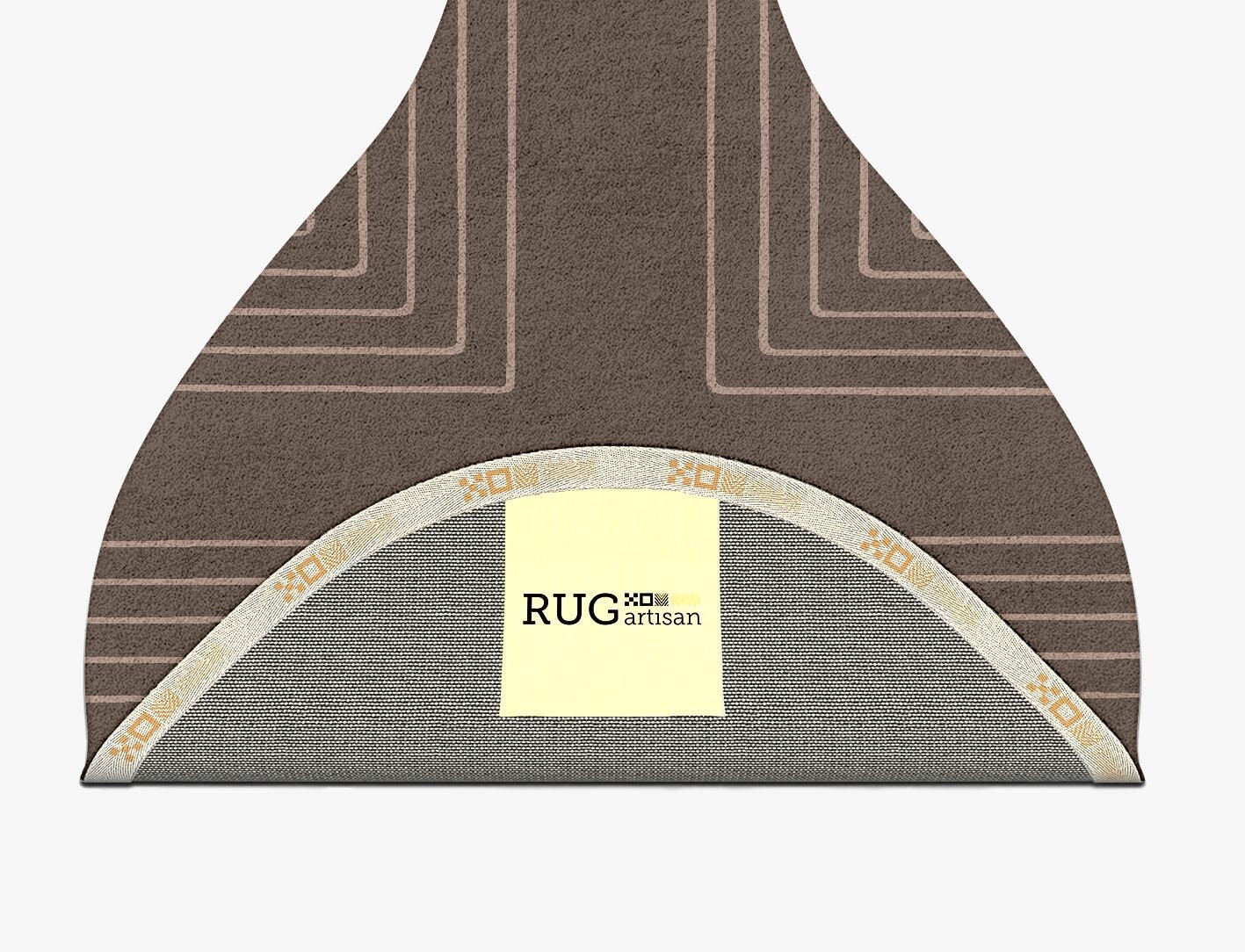 Groove Minimalist Drop Hand Tufted Pure Wool Custom Rug by Rug Artisan