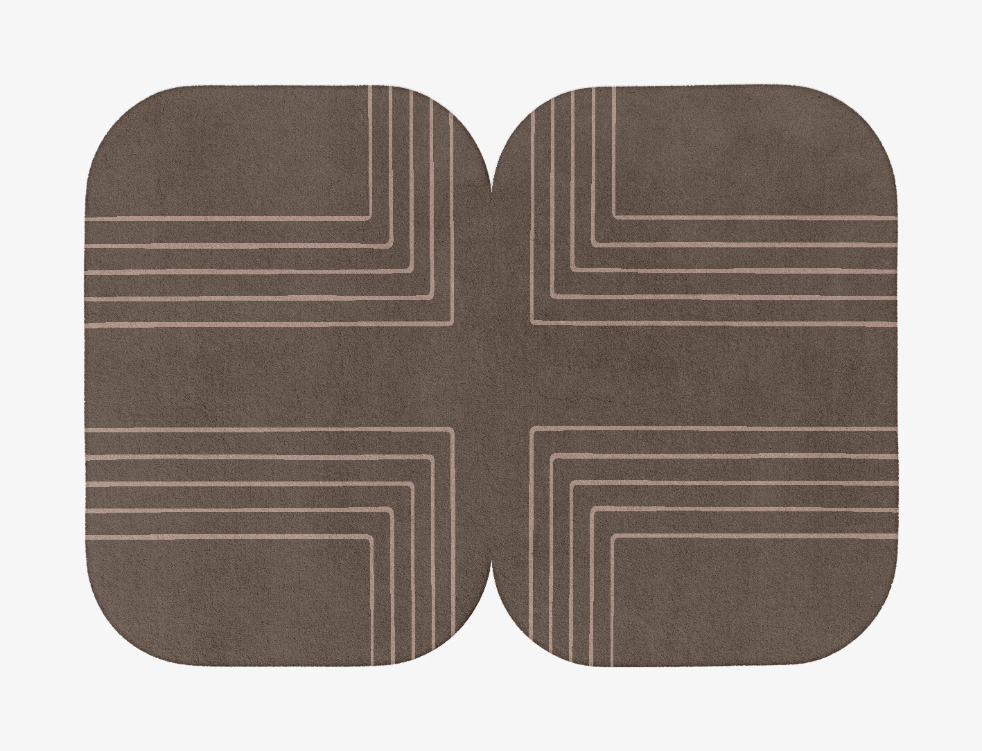 Groove Minimalist Eight Hand Tufted Pure Wool Custom Rug by Rug Artisan
