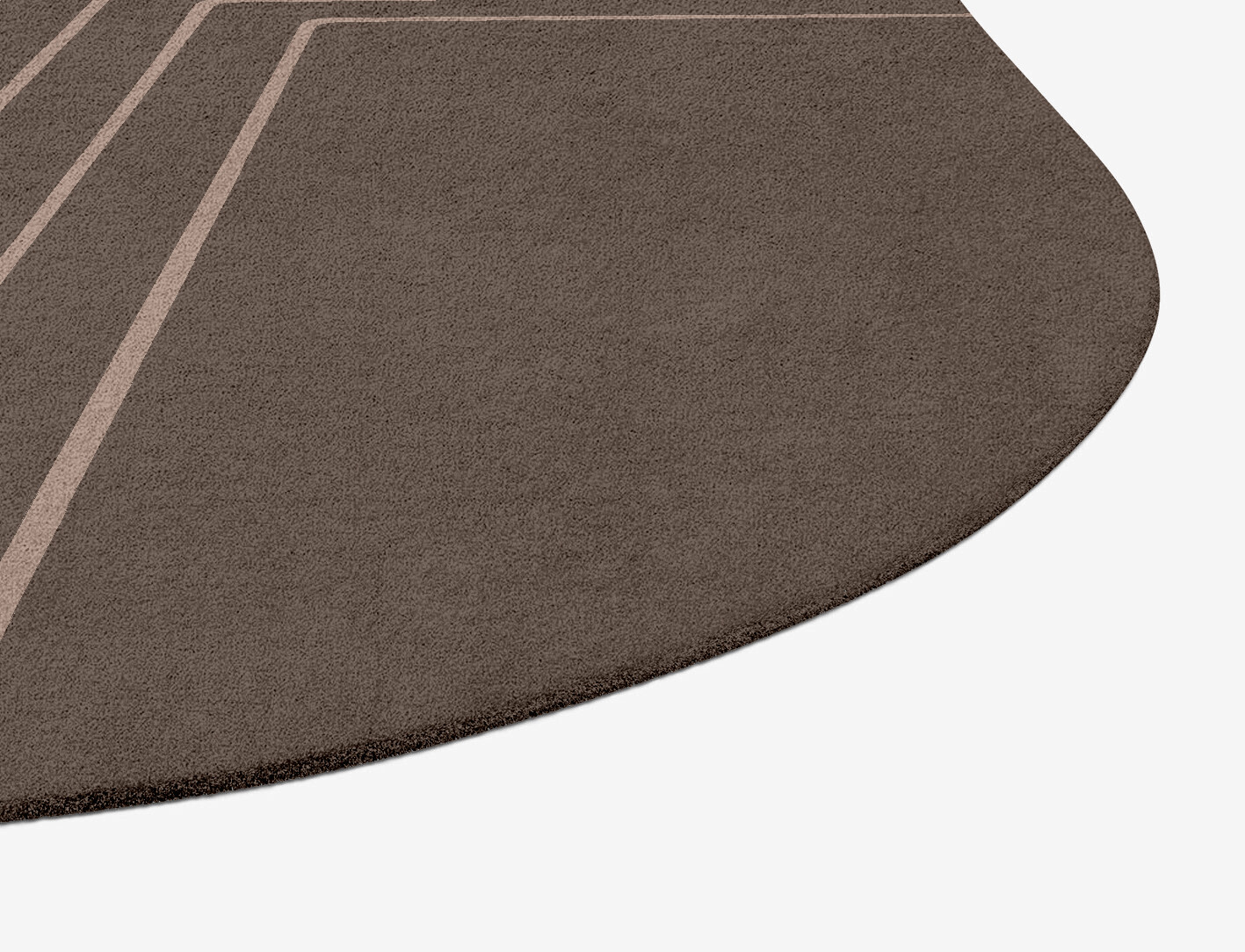 Groove Minimalist Oblong Hand Tufted Pure Wool Custom Rug by Rug Artisan