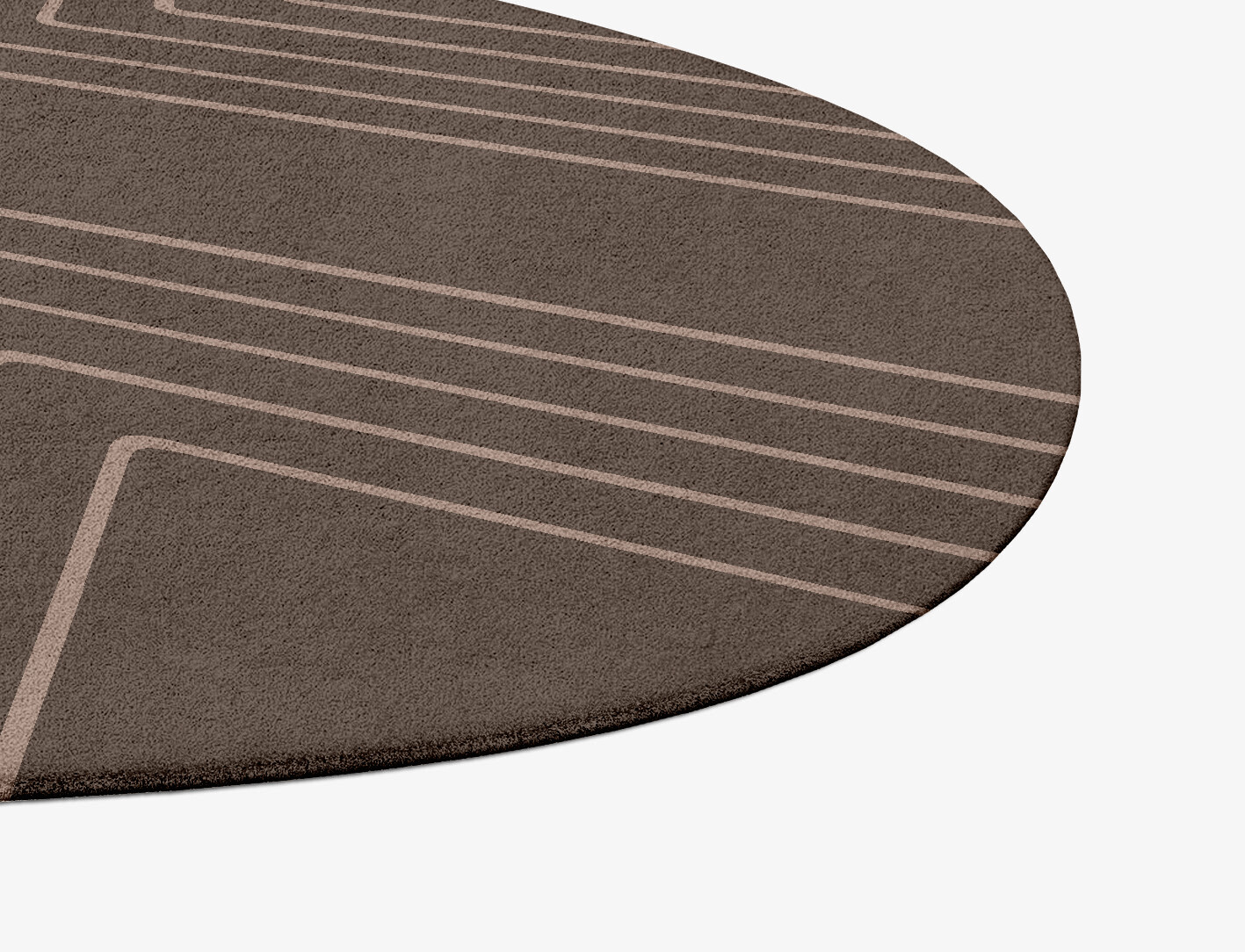 Groove Minimalist Splash Hand Tufted Pure Wool Custom Rug by Rug Artisan
