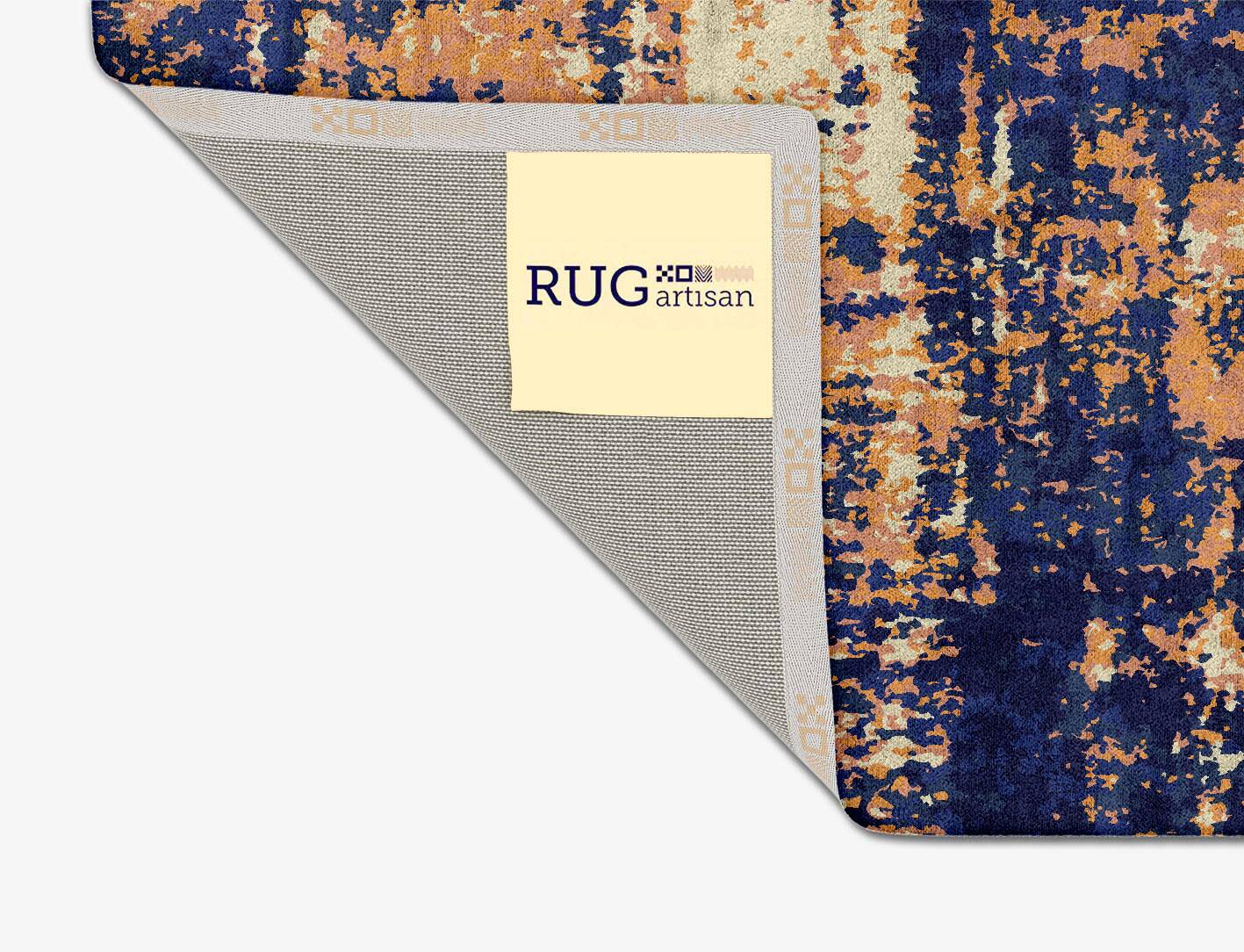 Grunge Surface Art Square Hand Tufted Bamboo Silk Custom Rug by Rug Artisan