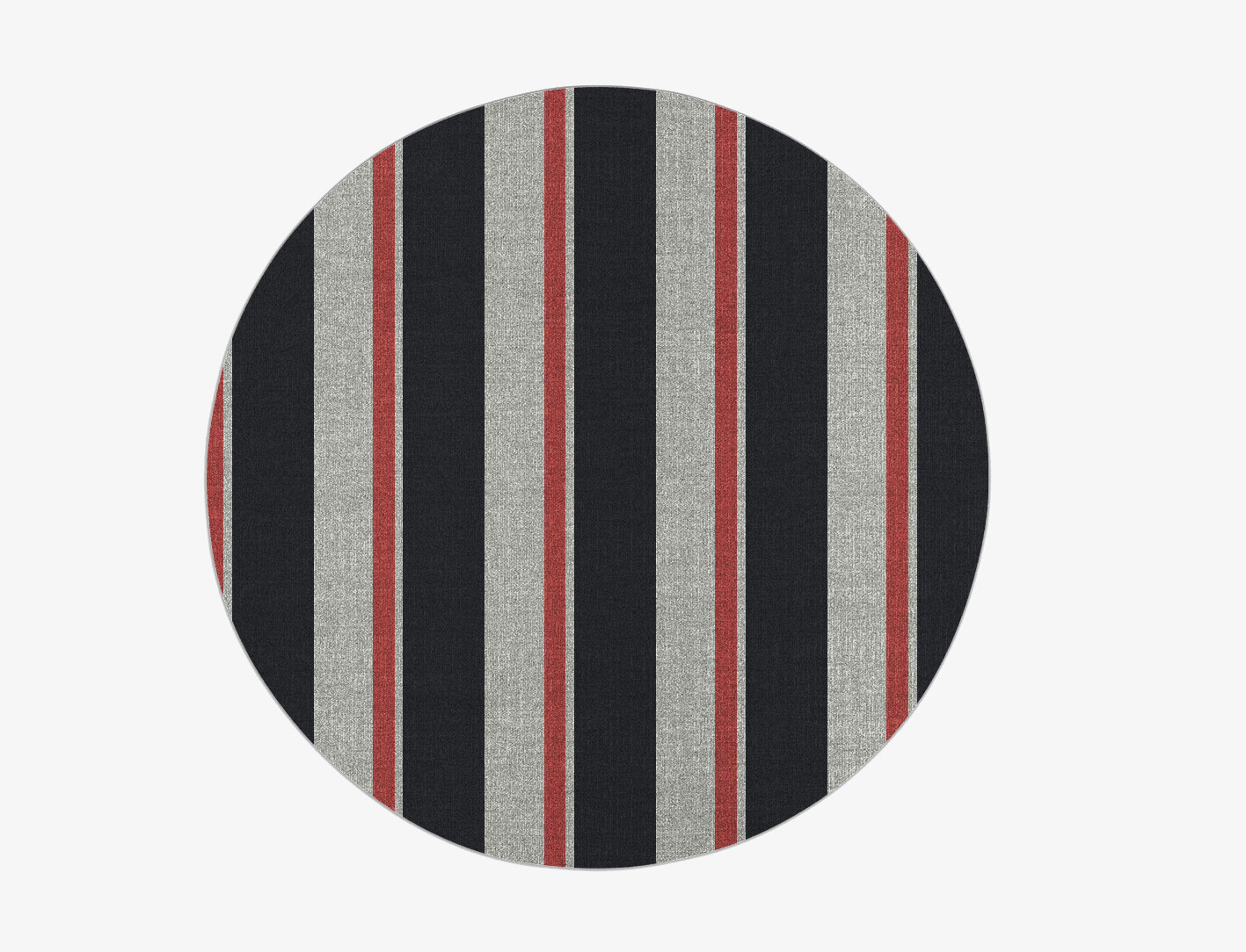 Gypsy Geometric Round Flatweave New Zealand Wool Custom Rug by Rug Artisan
