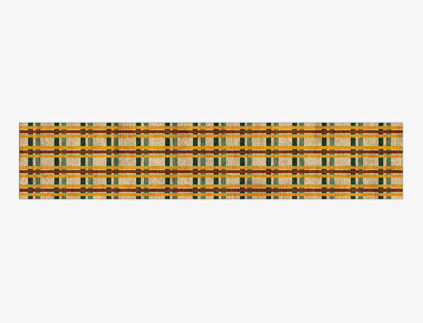 Haiku Geometric Runner Hand Knotted Bamboo Silk Custom Rug by Rug Artisan