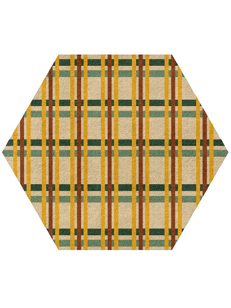 Haiku Geometric Hexagon Hand Tufted Pure Wool Custom Rug by Rug Artisan