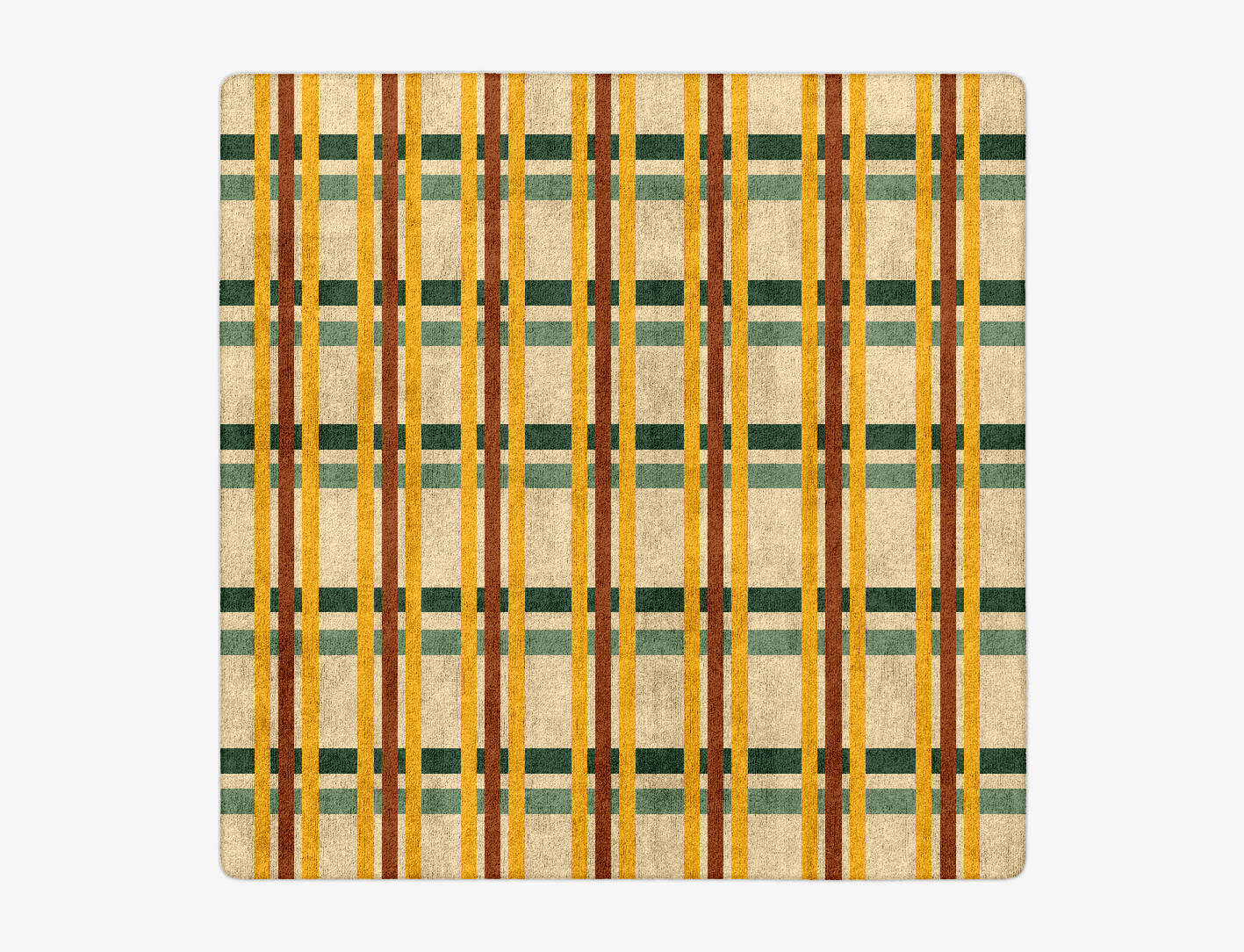 Haiku Geometric Square Hand Tufted Bamboo Silk Custom Rug by Rug Artisan