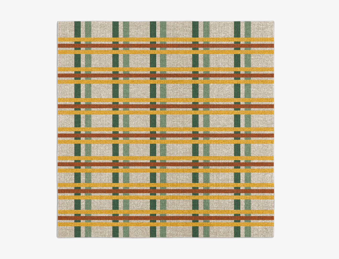Haiku Geometric Square Outdoor Recycled Yarn Custom Rug by Rug Artisan