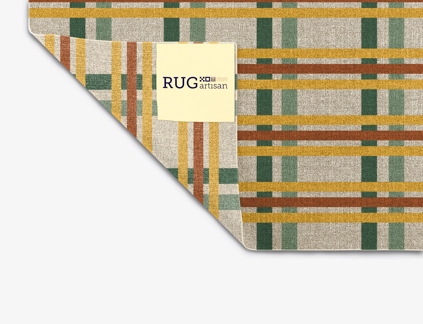 Haiku Geometric Square Outdoor Recycled Yarn Custom Rug by Rug Artisan