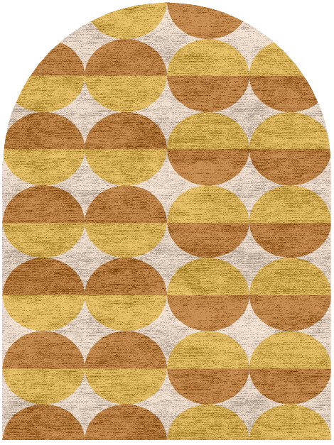 Half Moons Kids Arch Hand Knotted Bamboo Silk Custom Rug by Rug Artisan
