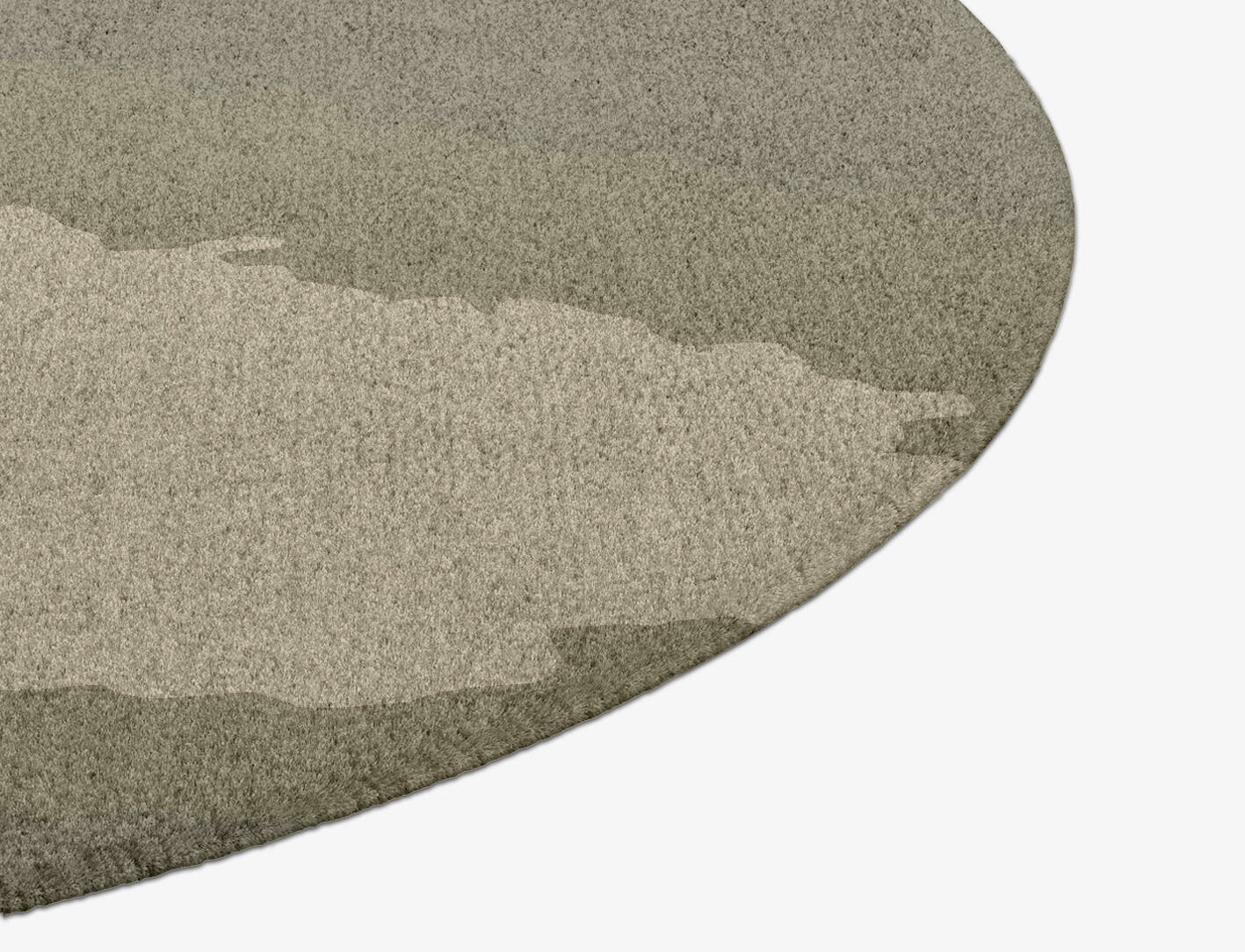 Hampstead Gradation Round Hand Knotted Tibetan Wool Custom Rug by Rug Artisan