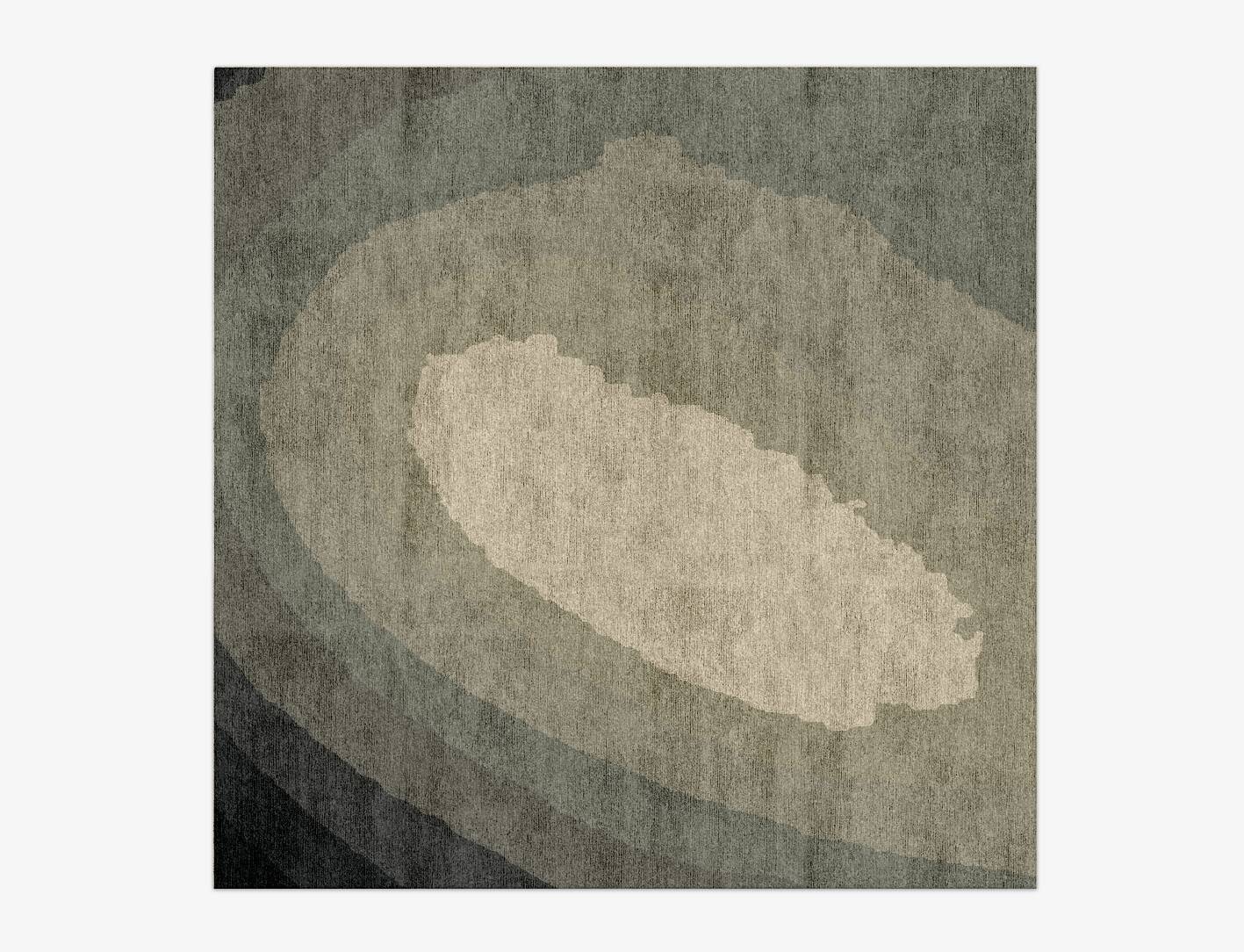 Hampstead Gradation Square Hand Knotted Bamboo Silk Custom Rug by Rug Artisan
