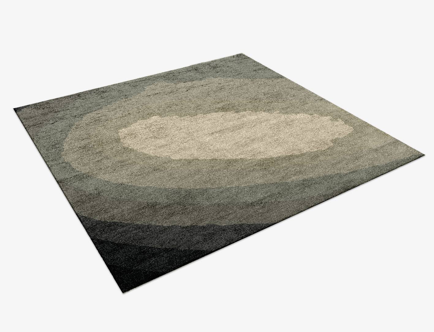 Hampstead Gradation Square Hand Knotted Bamboo Silk Custom Rug by Rug Artisan