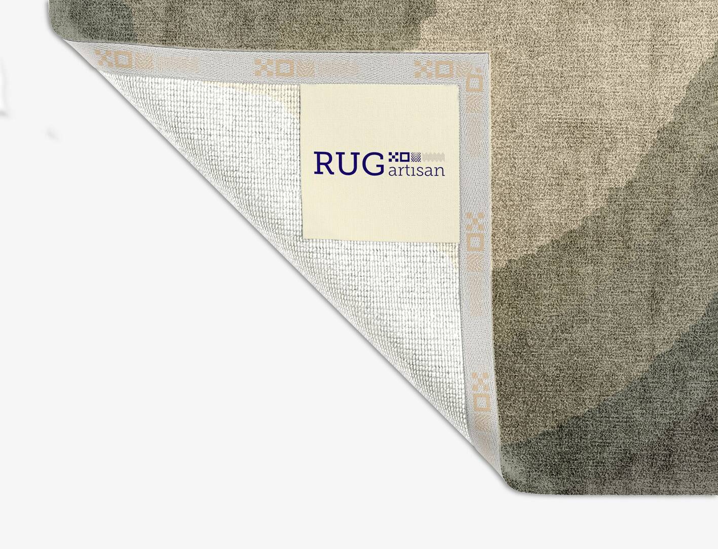 Hampstead Gradation Square Hand Knotted Bamboo Silk Custom Rug by Rug Artisan