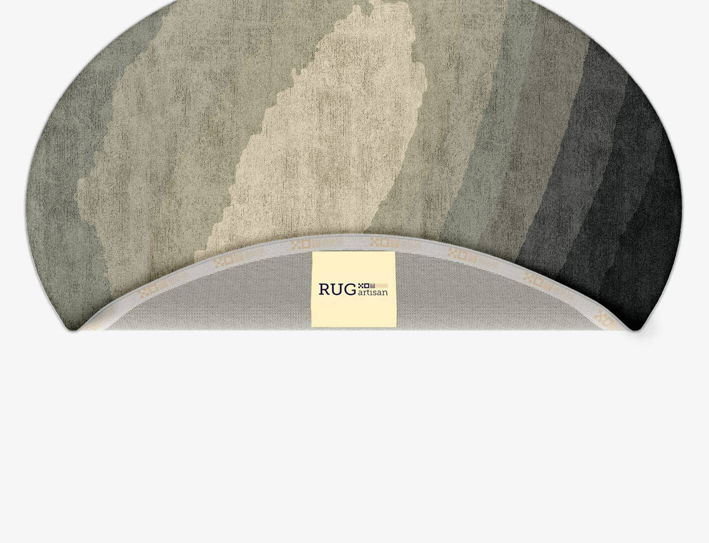 Hampstead Gradation Oval Hand Tufted Bamboo Silk Custom Rug by Rug Artisan