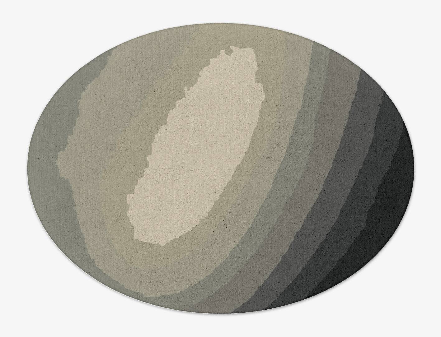 Hampstead Gradation Oval Hand Tufted Pure Wool Custom Rug by Rug Artisan