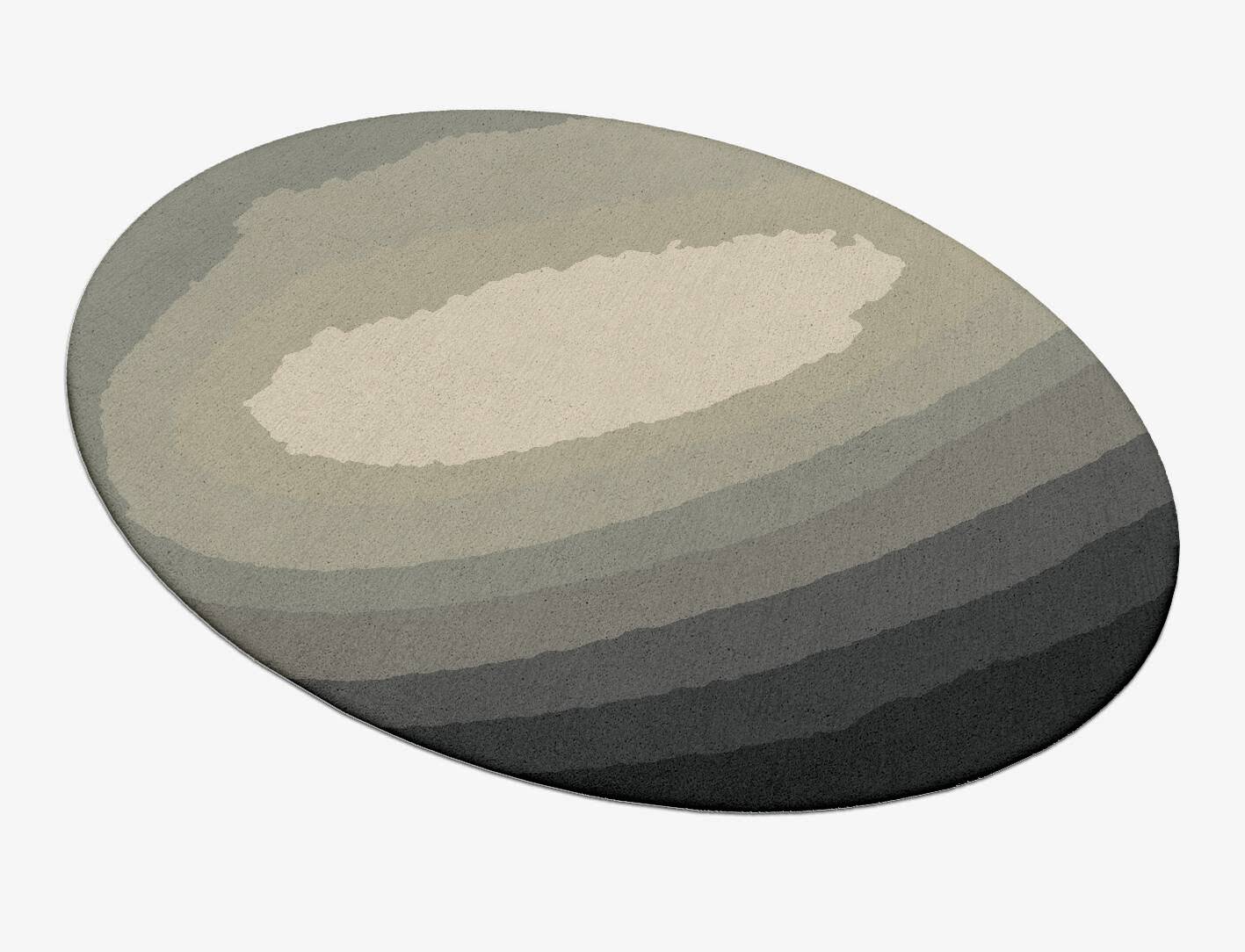 Hampstead Gradation Oval Hand Tufted Pure Wool Custom Rug by Rug Artisan